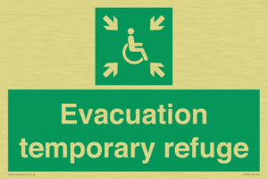 Evacuation temporary refuge